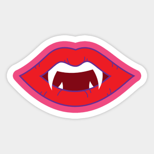 Vampire bouche Sticker